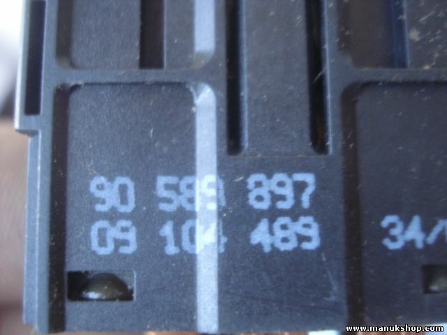 Interruptor de emergencia Opel Zafira 90589897 90 589 897 09 104 489 2402