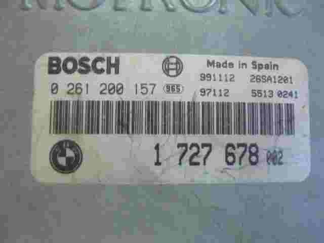 Centralita BMW E30 1727678002 1727678 002 BOSCH 0261200157 0 261 200 157 .