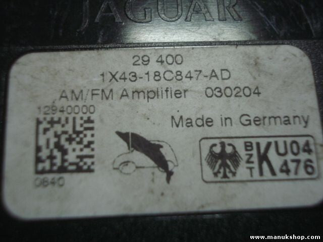 Amplificador de antena Jaguar X-Type 1X4318C847AD 1X43-18C847-AD