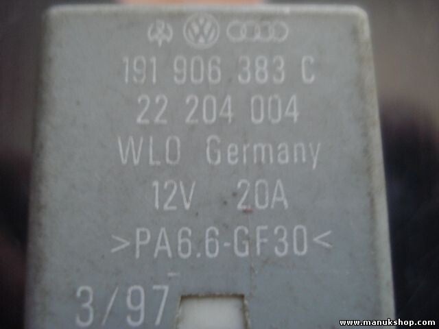 Relé de la bomba de combustible VW 191906383C 191 906 383 C WLO 22204004 22 204