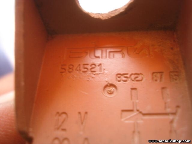 Relé Piaggio Vespa 584521 BITRON 584 521 12V