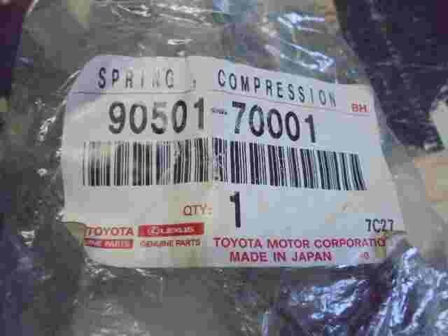 1 unidad Spring Compression Toyota Land Cruiser 9050170001 90501-70001