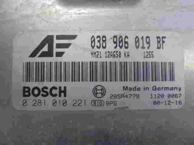 Centralita VW Sharan Seat Alhambra Ford Galaxy 038906019BF BOSCH 0281010221