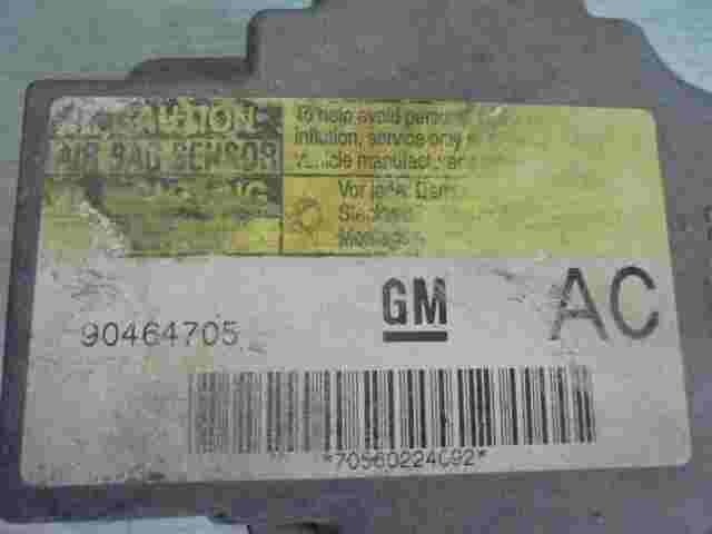 Sensor de impacto de airbag Opel Astra Vectra B (AC) 90464705 70560224092