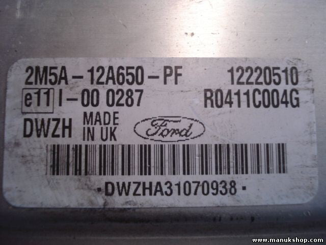 Centralita del motor Ford Focus 1.8 2002 2M5A12A650PF 12220510 R0411C004G