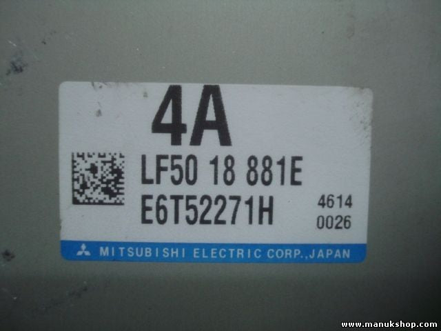 Centralita del motor Mazda 3 2.0 2004 LF5018881E LF50 18 881E E6T52271H 46140026