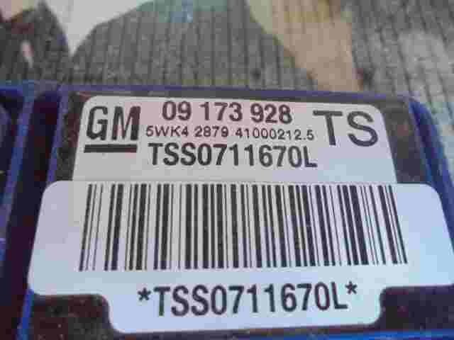 Sensor de impacto de airbag Opel Astra G Vectra B Omega B Zafira A GM 09173928TS