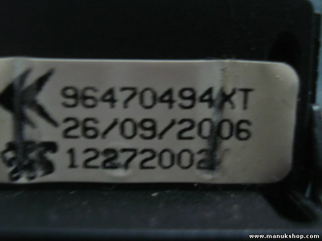 Cruise control del interruptor Citroen C5 Berlingo TRW 9641796480 96470494XT