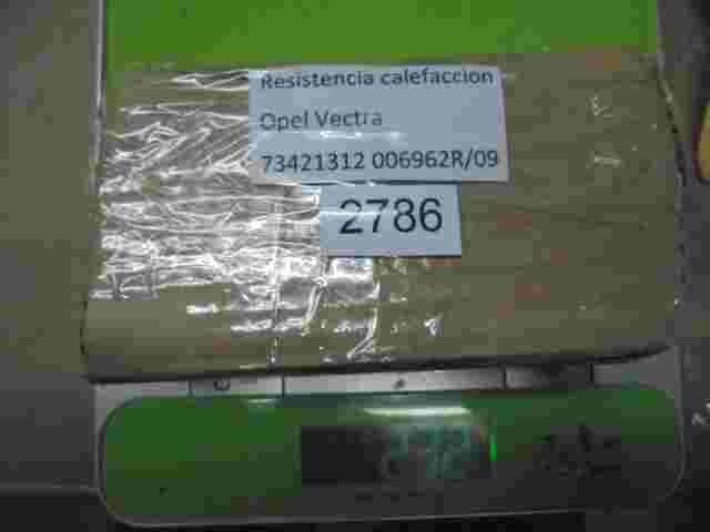 Resistencia calefaccion Opel Signum Vectra C Astra H 73421312 PU2K 006962R/09