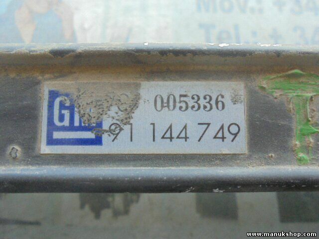 Radiador de intercooler Opel Frontera A 2,3 TD GM 91144749 91 144 749 005336