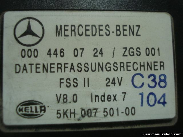 Equipo de adquisición de datos Mercedes-Benz Axor 0004460724/ZGS 001 5KH00750100