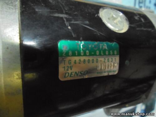 Motor de arranque Toyota 28100-0L050 281000L050 TG4280002631 428000-2631