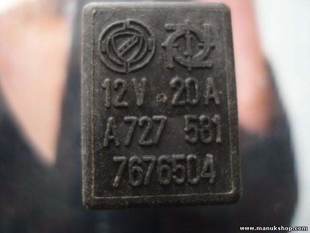 Relé Alfa Romeo Fiat Punto Lancia Bj. 96-00 7676504 A727581 A727 581