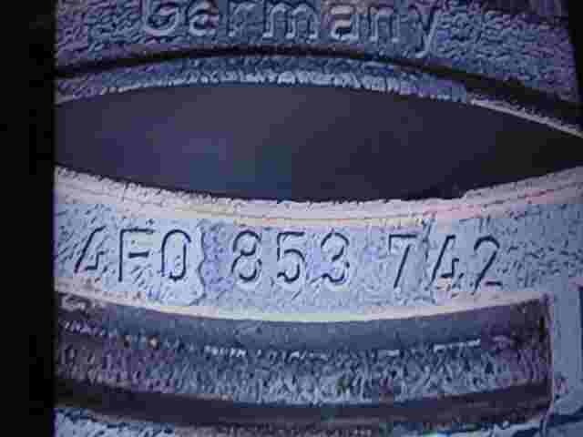 Emblema posteriore Audi A6 C6 4F0853742 4F0 853 742 4FO853742 21,5 cm