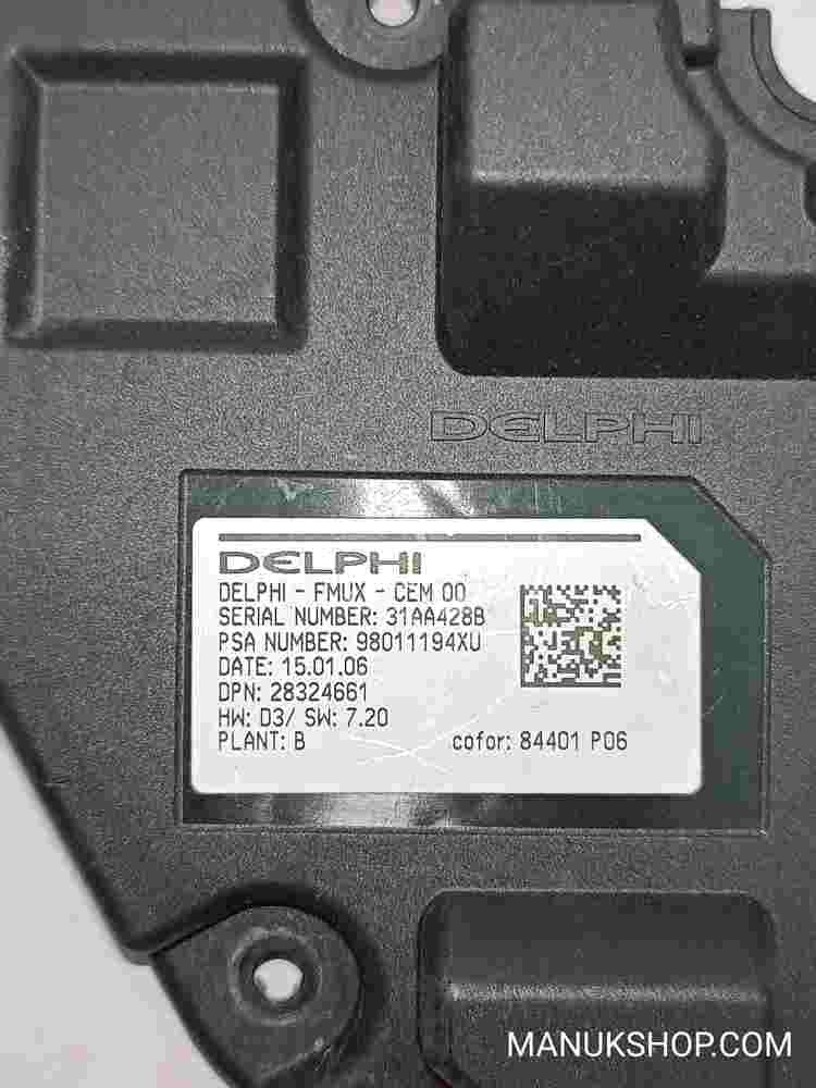 Pantalla del salpicadero Citroen C4 Picasso 2 Delphi 31AA428B 84401 P0684401