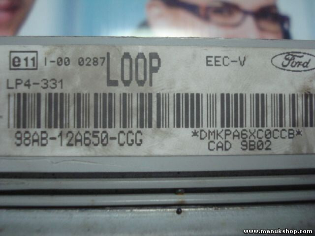 Centralita del motor Ford Focus L00P LP4-331 98AB12A650CGG 98AB-12A650-CGG