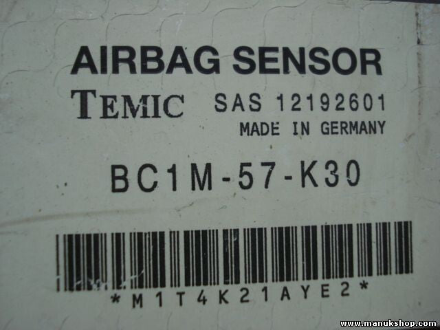Sensor de impacto de airbag Mazda 323F BA TEMIC SAS 12192601 BC1M57K30
