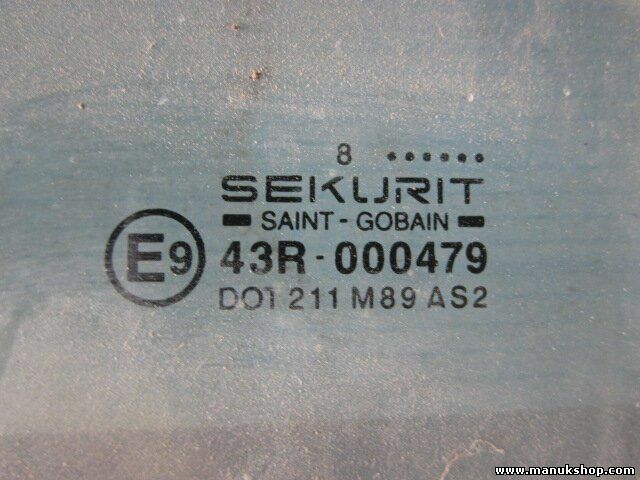Vetro porta anteriore sinistra Suzuki Vitara 43R000479 DOT211M89AS2 E9