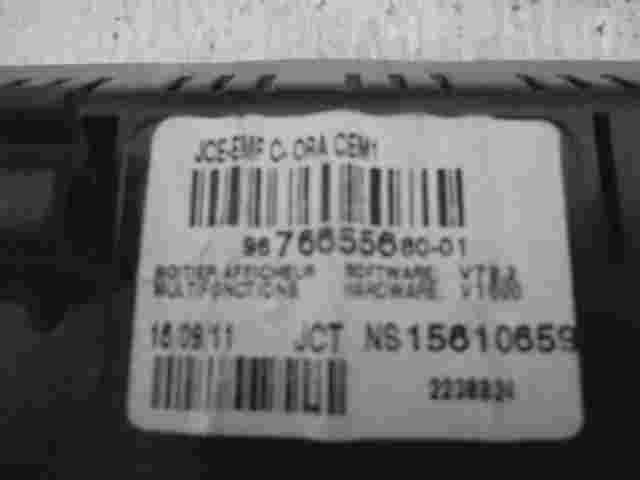 Pantalla del salpicadero Peugeot 207 967665568001 9676655680-01