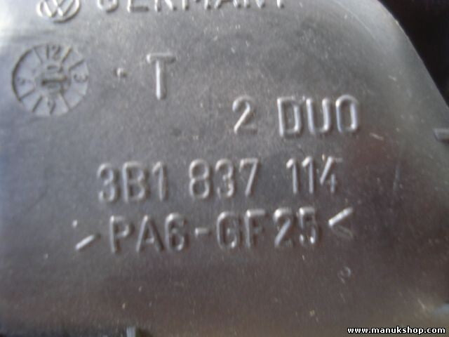 Maneta Manija de puerta Interior delantera derecha VW 3B1837114 1J0959855