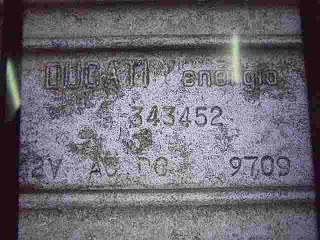 Regulador rectificador de voltaje SGR Perego Ducati Agusta 12V AC DC 343452