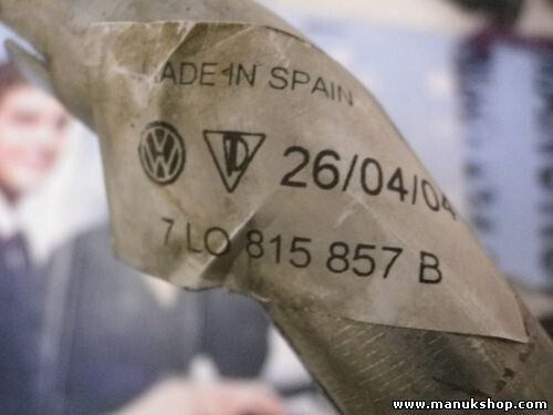 De escape del silenciador Calentador VW Volkswagen Touareg 7L 5.0 V10 7L0815857B