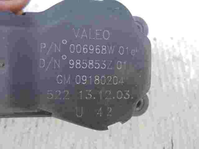Calefacción actuador Opel Signum Vectra C GM 09180204 Valeo 006968W01E 985853Z01