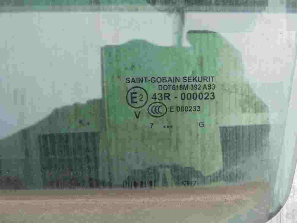 Vetro porta posteriore sinistra Porsche Cayenne DOT618M 392 AS3 43R000023