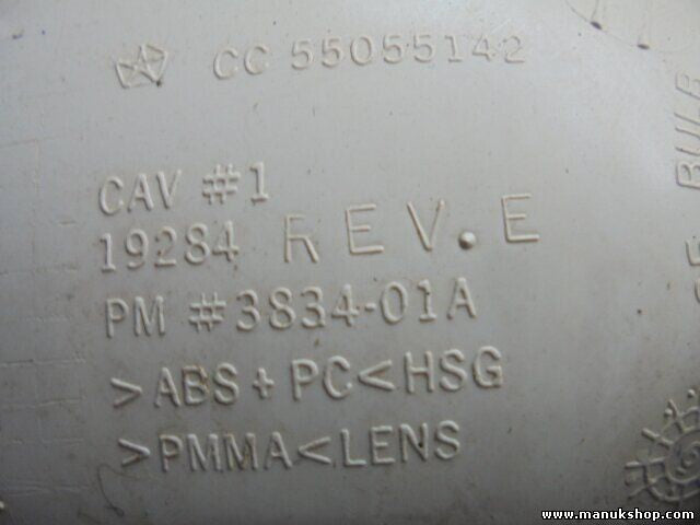 Intermitente delantero izquierdo Jeep CC55055142 CC 55055142 19284 PM 3834-01A