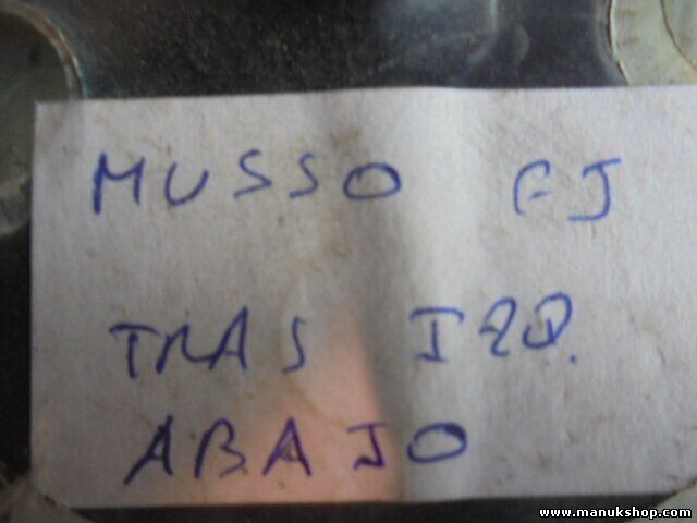 Bisagra de la puerta trasera izquierda abajo Ssangyong Musso FJ 93 KW, 126 PS