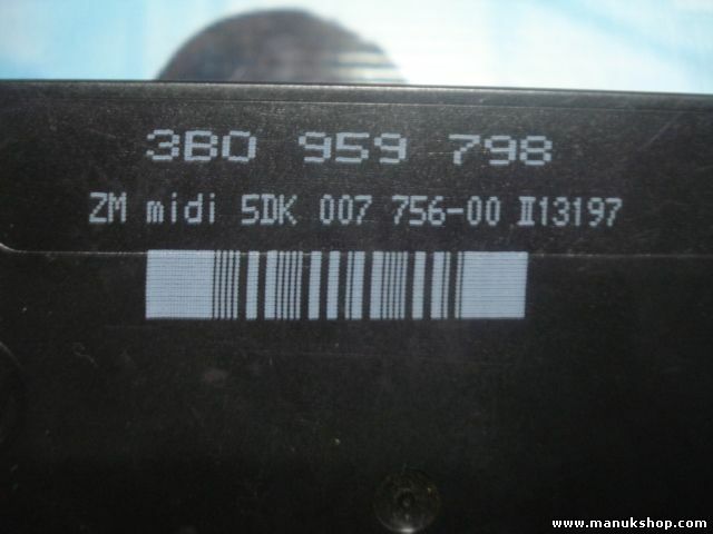 Controlador Confort VW Volkswagen Passat 3B0959798 3B0 959 798 3BO959798