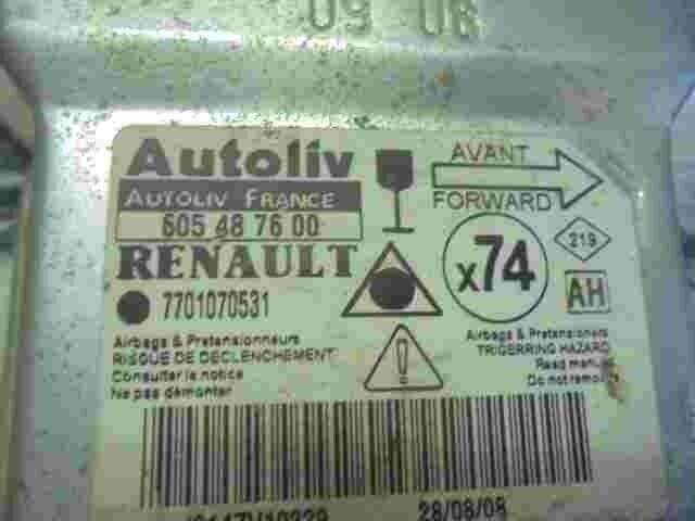 Sensore di impatto airbag Renault Laguna II (AH) 7701070531 605487600