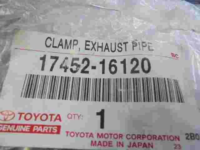 Morsetto Tubo di Scarico Toyota Corolla (E110) 1745216120 17452-16120