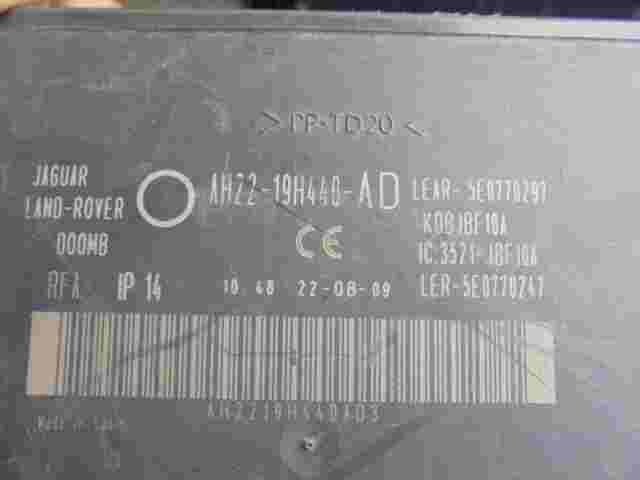 Unidad de control del inmovilizador Jaguar Land Rover AH2219H440AD 5E0770297