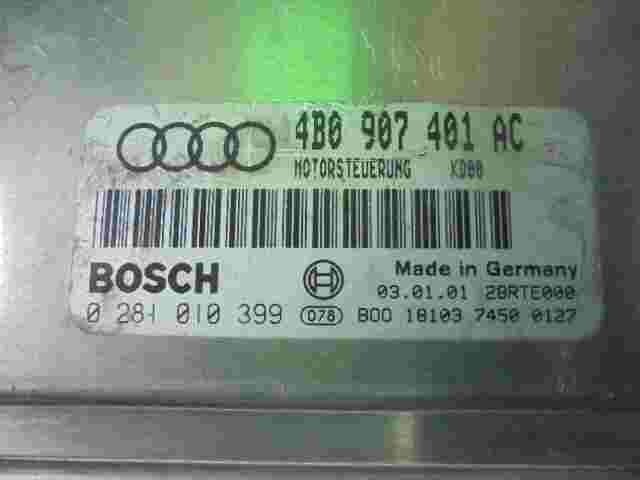 Centralina VW Audi A6 2.5TDI 4B0907401AC 4BO907401AC 28RTE000 BOSCH 0281010399