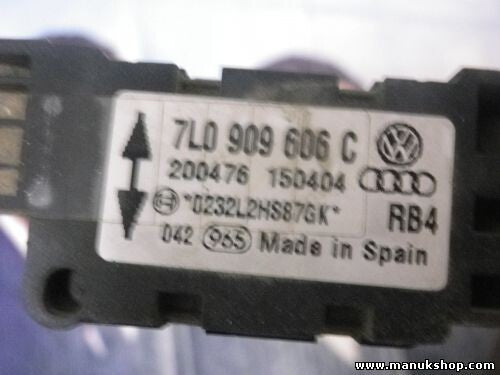Sensor de impacto de airbag VW Volkswagen Touareg 7L 5.0 V10 TDI 7L0909606C