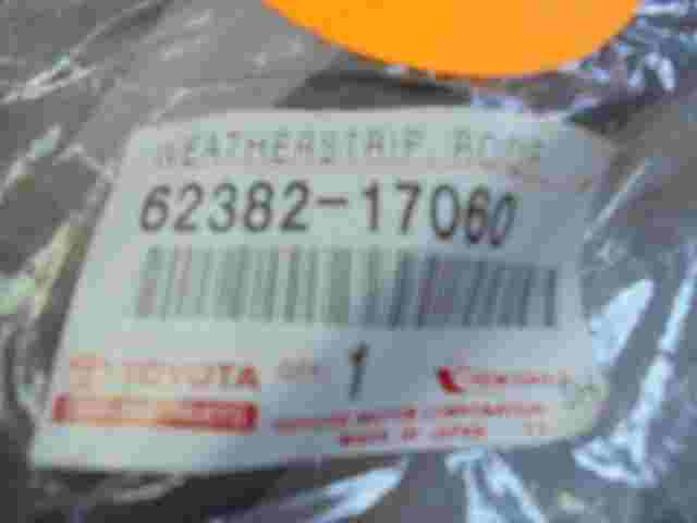 Front Weather Strip Roof Toyota Fits MR2 6238217060 62382-17060
