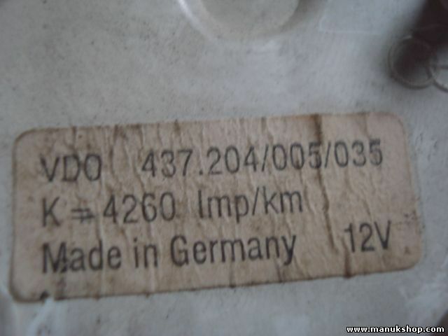 Strumenti indicatore carburante Audi 80 VDO 437.204/005/035 437204005035