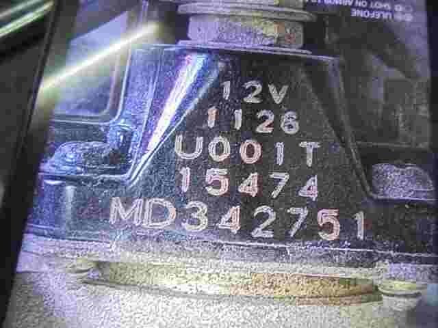 Relè candela a incandescenza Mitsubishi L200 Pajero Sport MD342751 U001T15474