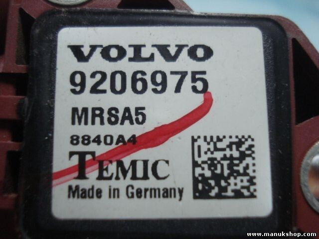 Sensor de impacto de airbag Volvo S40 II V50 TEMIC 9206975 MRSA5 8840A4