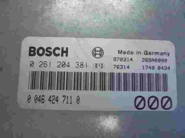 Centralita del motor Fiat Bravo Brava 182 (000) 00464247110 BOSCH 0261204381