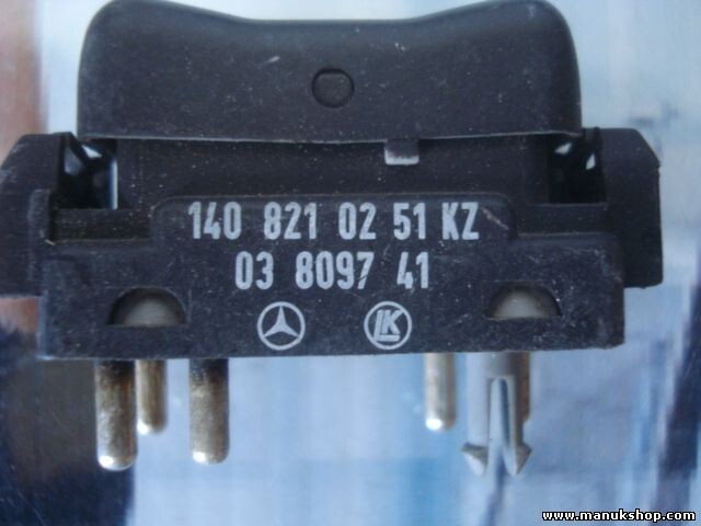 mando botonera elevalunas Mercedes-Benz W202 1408210251KZ 1408210251 03809741
