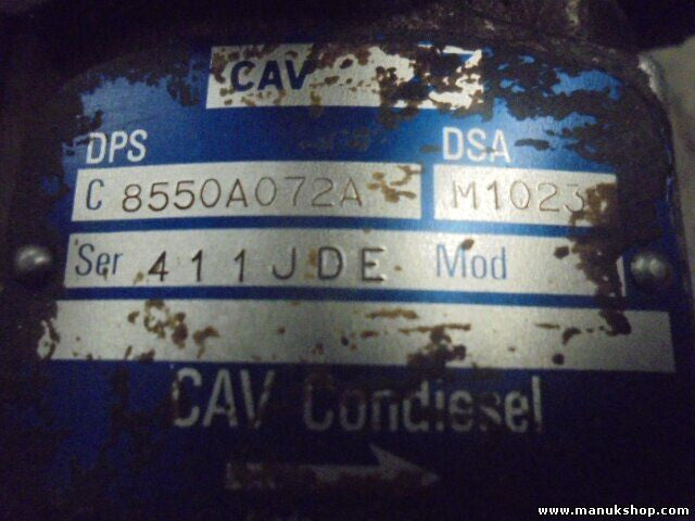 Bomba de inyección Nissan Patrol 2.8 K/W260 1989-2000 8550A072A C8550A072A M1023