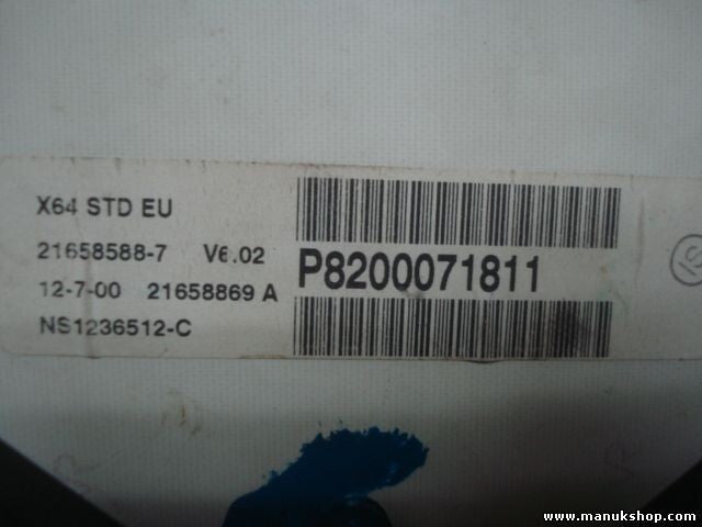Cuadro de instrumentos Renault 21658588-7 P8200071811 8200071811 216588693