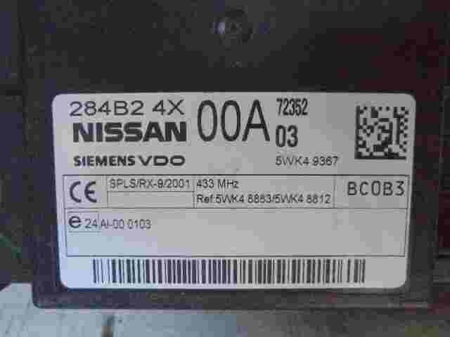 Controller Comfort Nissan Pathfinder 284B24X00A 5WK49367 5WK48883 5WK48812