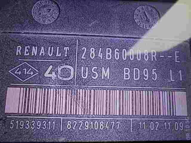 Caja de fusibles de relé Renault 519339311 284B60008R E USM BD95 L1 8229108477