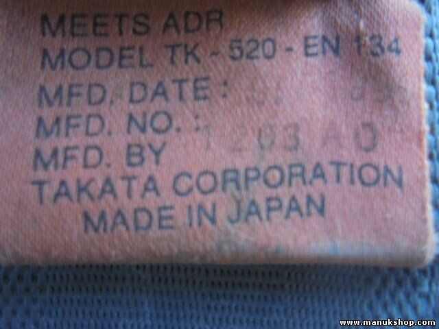 Cinturón de seguridad trasero izquierdo Mitsubishi Pajero Montero II TK520EN134