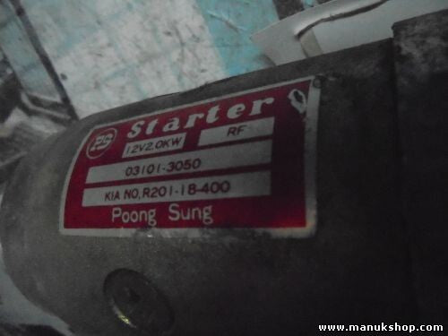 Arranque Kia Sportage 2.0 TD 031013050 03101-3050 R20I18400 R20I-18-400