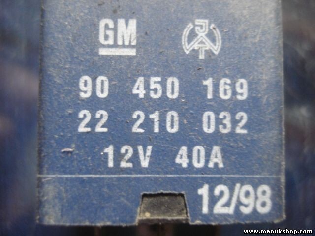 Relé Opel Omega 90450169 22210032 90 450 169 22 210 032