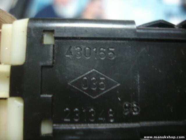 Interruptor de emergencia warning Renault Megane 430165 231348